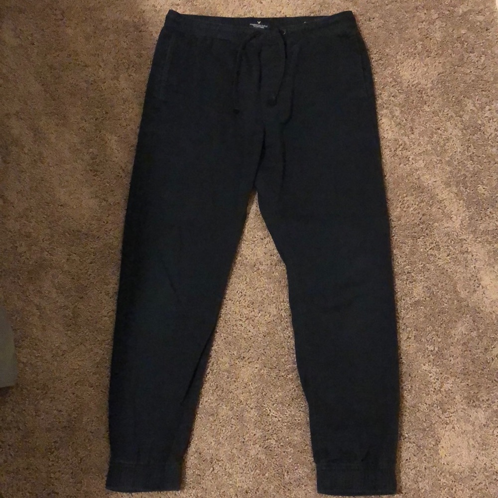 Navy American Eagle Khaki Joggers